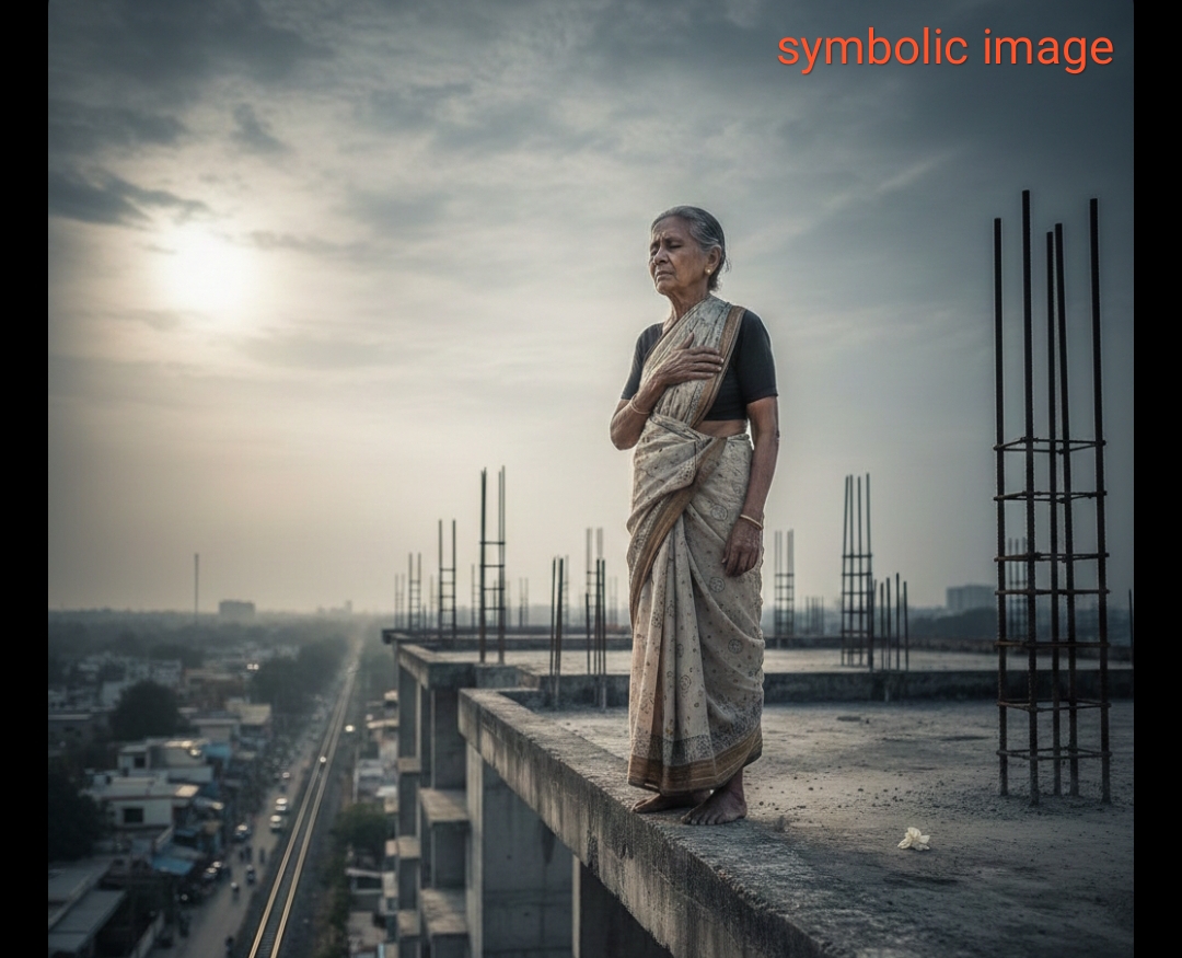 बीमारी से परेशान बुजुर्ग महिला ने बहुमंजिला इमारत से कूदकर दी जान